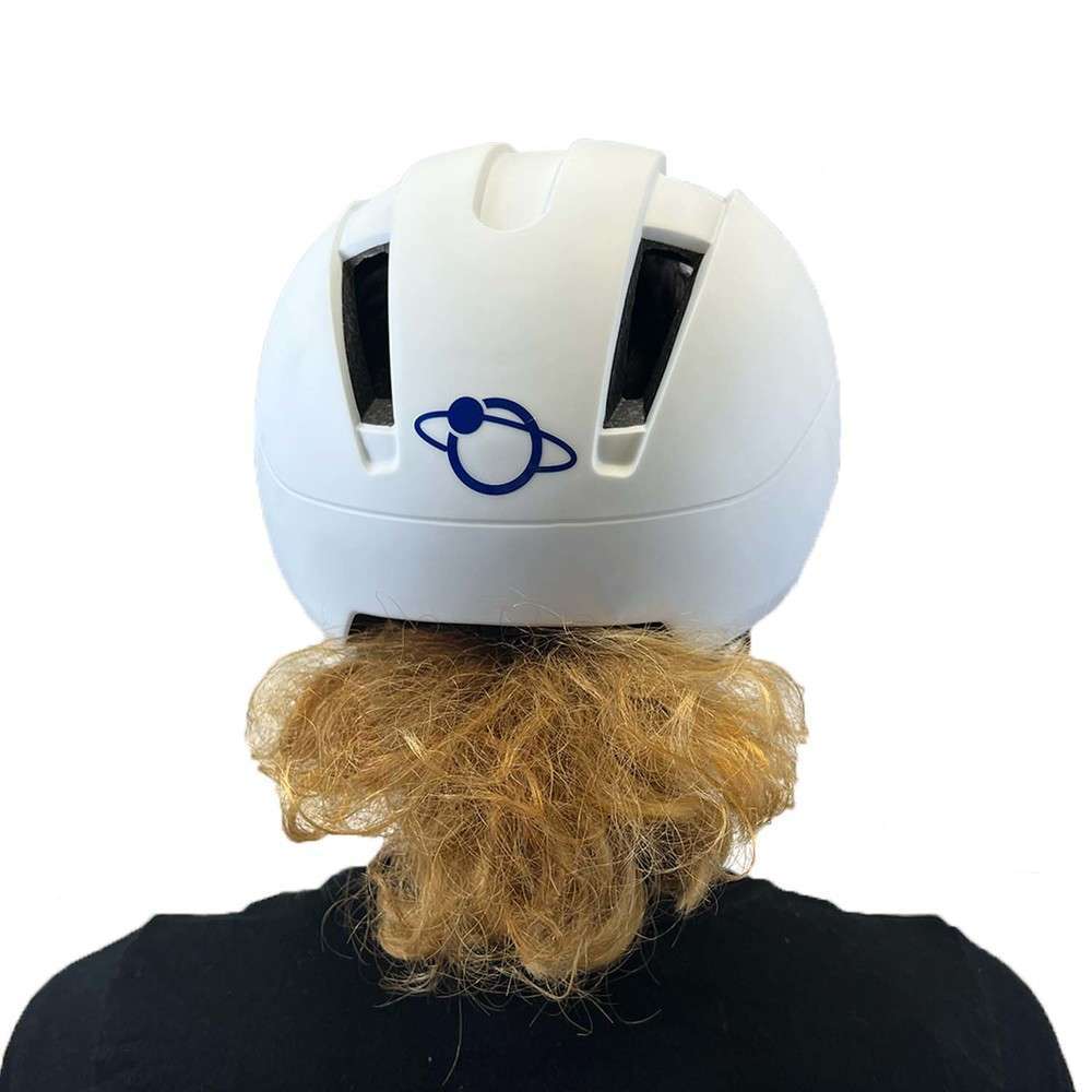 Helmet With Removable Visor (White)